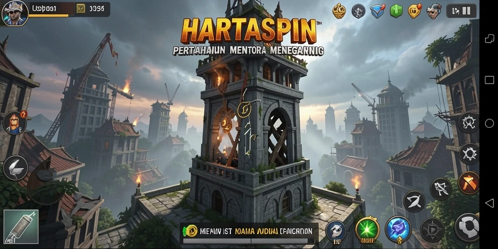 Gameplay seru dan strategis dalam HARTASPIN Tower Defense