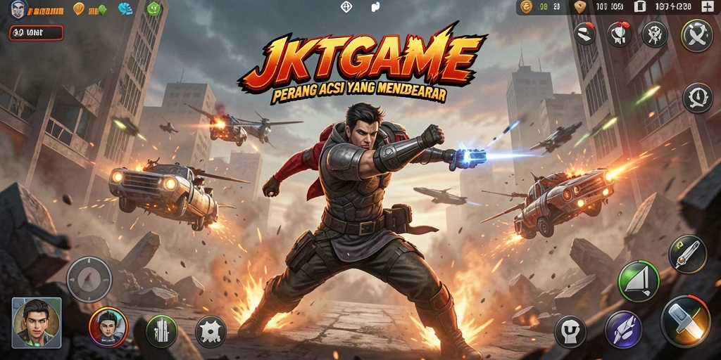 Tampilan gameplay JKTGAME yang seru dan menegangkan.