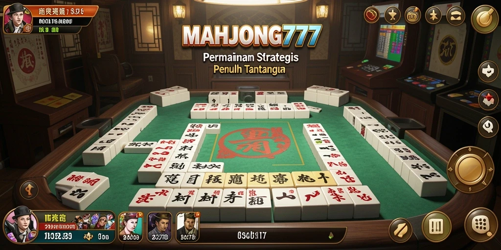 Tampilan menakjubkan dari gameplay <strong>MAHJONG777</strong> dengan strategi mendebarkan.