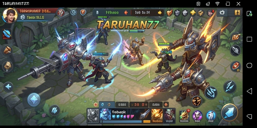 Screenshot gameplay TARUHAN77 dengan strategi mendalam.